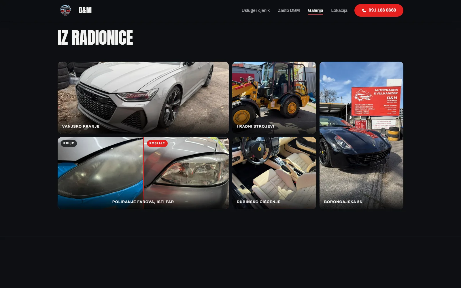 Dani Automobili, galerija radova